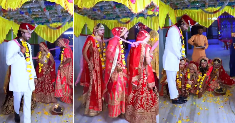એક -બે નહિ પરંતુ 4-4 કન્યાઓ સાથે આ વરરાજા ફર્યો ફેરા? જાણો શું છે હકીકત ?