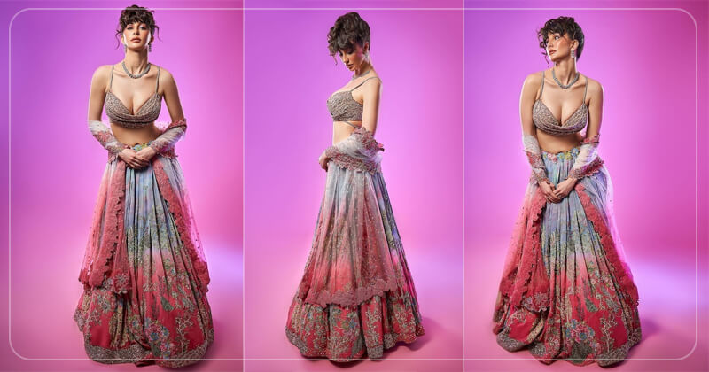 અરબાઝ ખાનની એક્સ ગર્લફ્રેન્ડ જ્યોર્જિયાએ ડીપ નેક બ્લાઉઝમાં ક્લિવેજ દેખાડતી જોવા મળી, તસવીરો જોઈને હોંશ ઉડશે