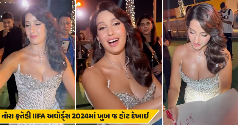 નોરા ફતેહી IIFA અવોર્ડ્સમાં ખુબ જ હોટ દેખાઈ, ફેન્સ થઇ ગયા પાગલ, ન દેખાવાનું દેખાયું, જુઓ PHOTOS