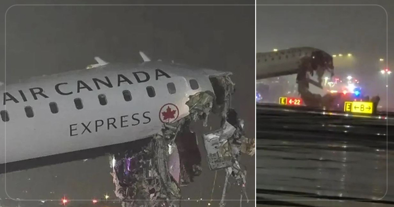 ન્યૂયોર્કના લાગાર્ડિયા એરપોર્ટ પર વિમાન અને ફાયર ટ્રક વચ્ચે ભીષણ અકસ્માત: 2 વ્યક્તિઓના કરૂણ મોત; જુઓ વીડિયો