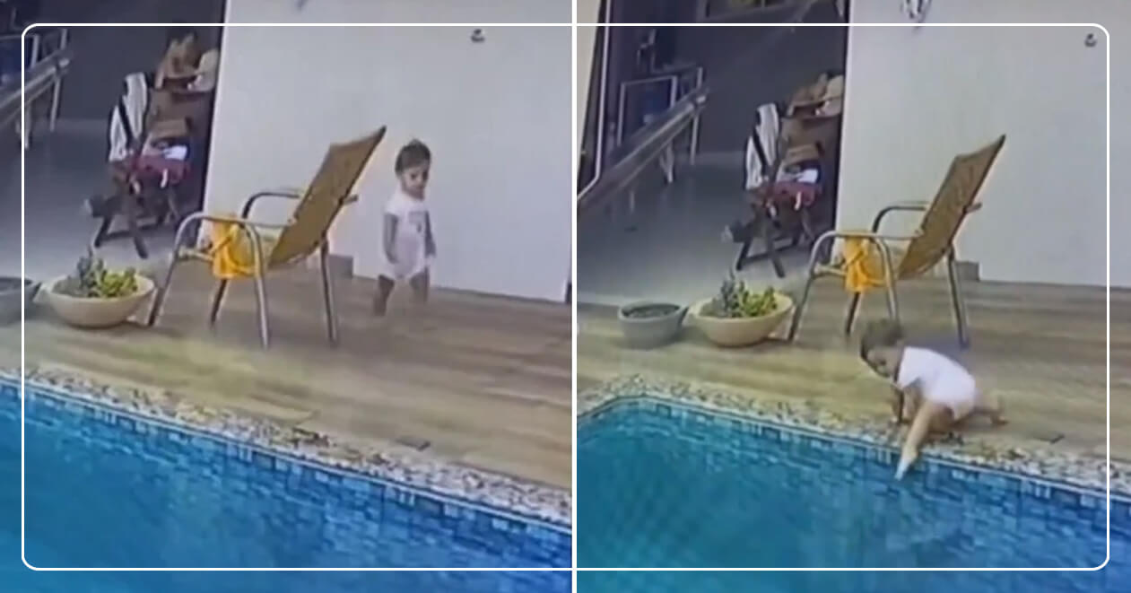 નાની બાળકી અચાનક જ રમતા રમતા સ્વિમિંગ પુલની અંદર જઈને પડી ગઈ, રૂંવાડા ઉભા કરી દેનારો વીડિયો થયો વાયરલ