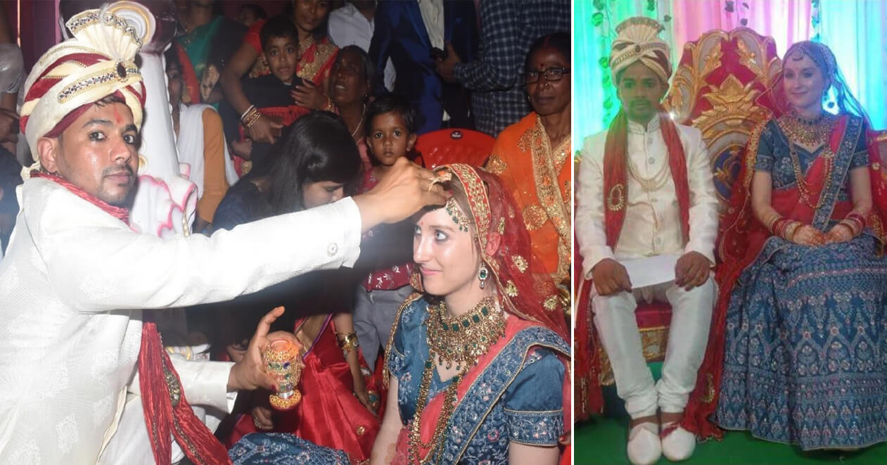 પ્રેમ આ યુવતીને સાત સમુદ્ર પારથી ભારતમાં ખેંચી લાવ્યો, યુવક સાથે ફર્યા લગ્નના સાત ફેરા, ખુબ જ રોમાંચક છે બંનેની પ્રેમ કહાની