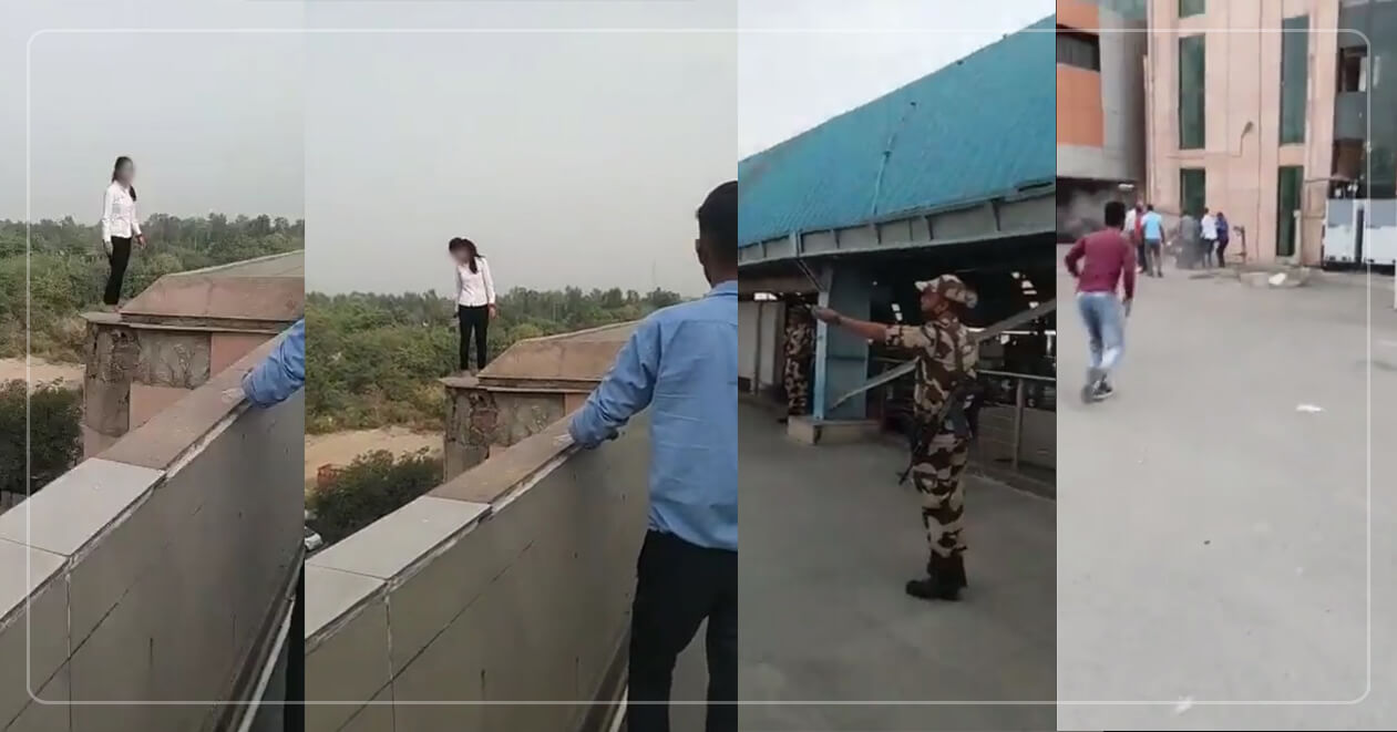 Video: અક્ષરધામ મેટ્રો સ્ટેશનની છતથી કૂદી ગઇ છોકરી, લોકો બોલાવતા રહી ગયા પરંતુ કોઇનું ના સાંભળ્યુ અને ધડામ દઇને…CISFના જવાનોએ બચાવી