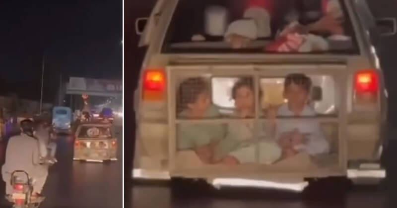 નાના બાળકોને કારમાં બેસાડવા માટે આ વ્યક્તિએ એવું કામ કર્યું કે વીડિયો જોઈને લોકોનો પિત્તો છટક્યો, જુઓ તમે પણ
