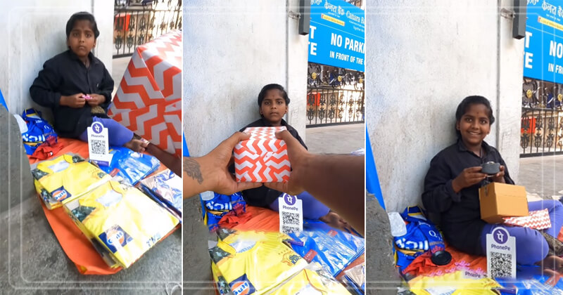 રસ્તા કિનારે કપડા વેચી રહેલી નાની છોકરીને યૂટયૂબરે આપ્યુ સરપ્રાઇઝ, માસૂમની ખુશી જોઇ ભાવુક થયા લોકો- જુઓ વીડિયો