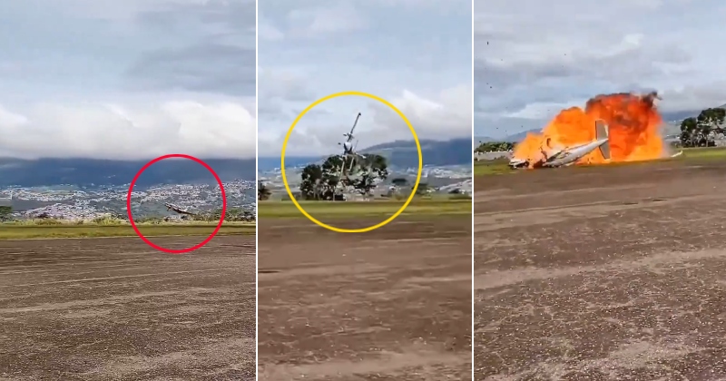 ટેકઓફ કરતા જ વિમાન બન્યુ આગનો ગોળો, ઘટના સ્થળ પર જીવતા ભુંજાયા 2 લોકો- સામે આવ્યો ખતરનાક વીડિયો